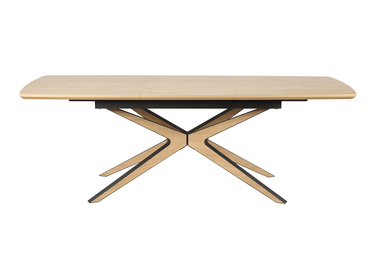 Table à manger extensible effet bois 6 - 10 personnes OXANE - DécoInParis