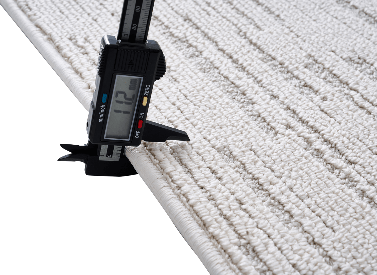 Tapis gris à motifs 200 x 290 cm BRIDGE - DécoInParis