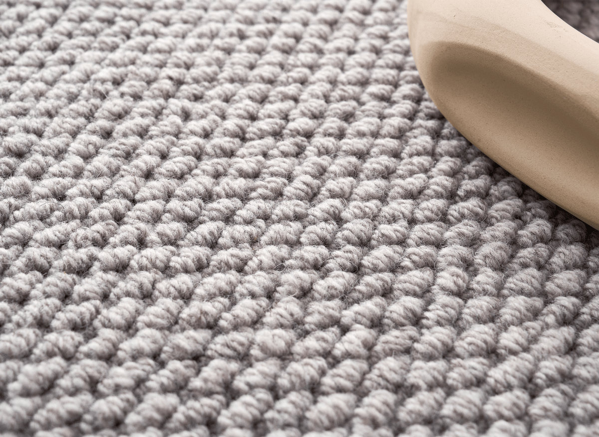 Tapis gris à motifs 200 x 290 cm RETAM - DécoInParis