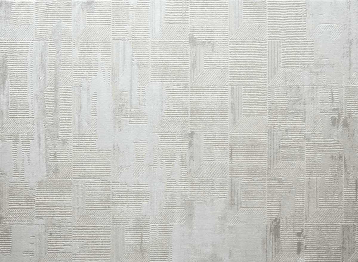 Tapis gris à motifs géométriques 200 x 290 cm BALSA - DécoInParis