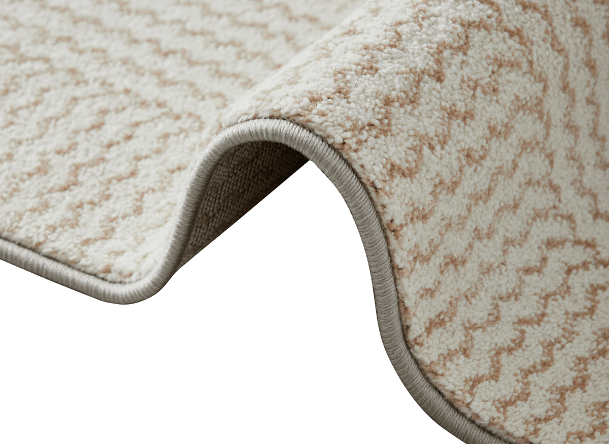 Tapis texturé beige foncé 160 x 230 cm KAIA - DécoInParis