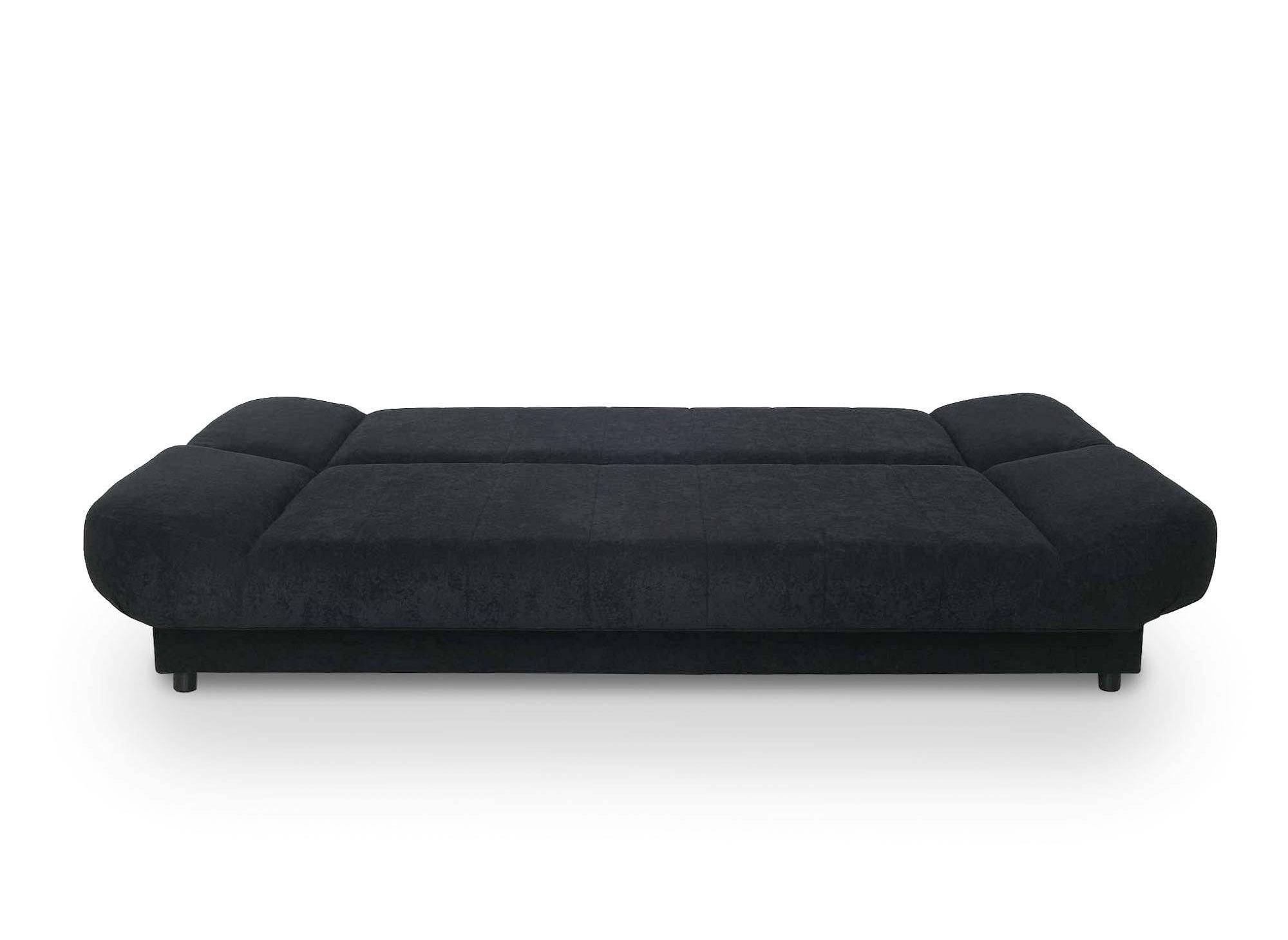 Canapé clic-clac convertible noir KOTI