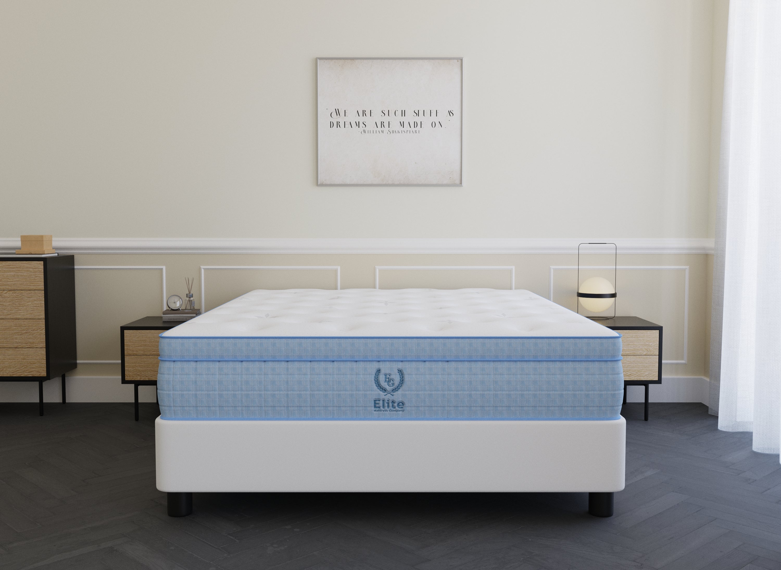 Matelas hybride ressorts ensachés 140 x 190 cm épaisseur 30 cm RAFAEL