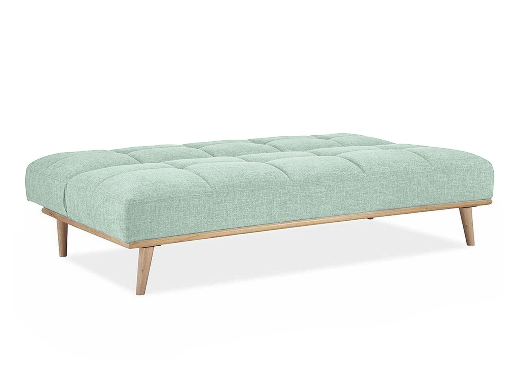 Banquette clic clac scandinave 3 places vert d'eau JESSY