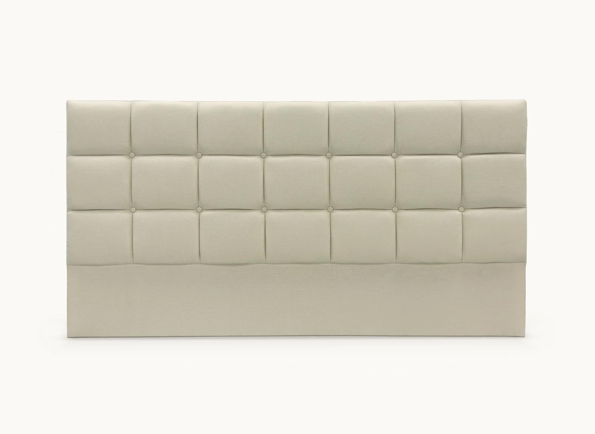 Tête de lit en tissu beige design 160 cm ALVERA