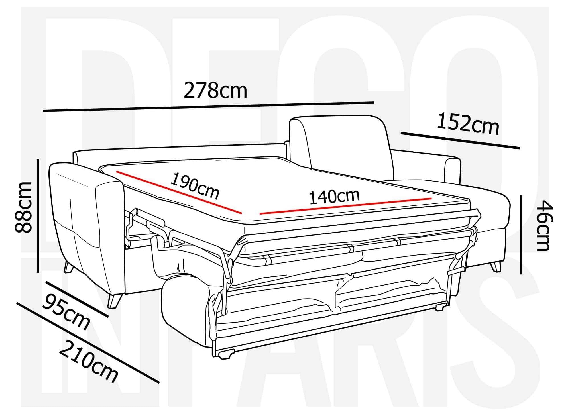 Canapé d'angle convertible réversible scandinave en tissu gris carbon TOBIAS