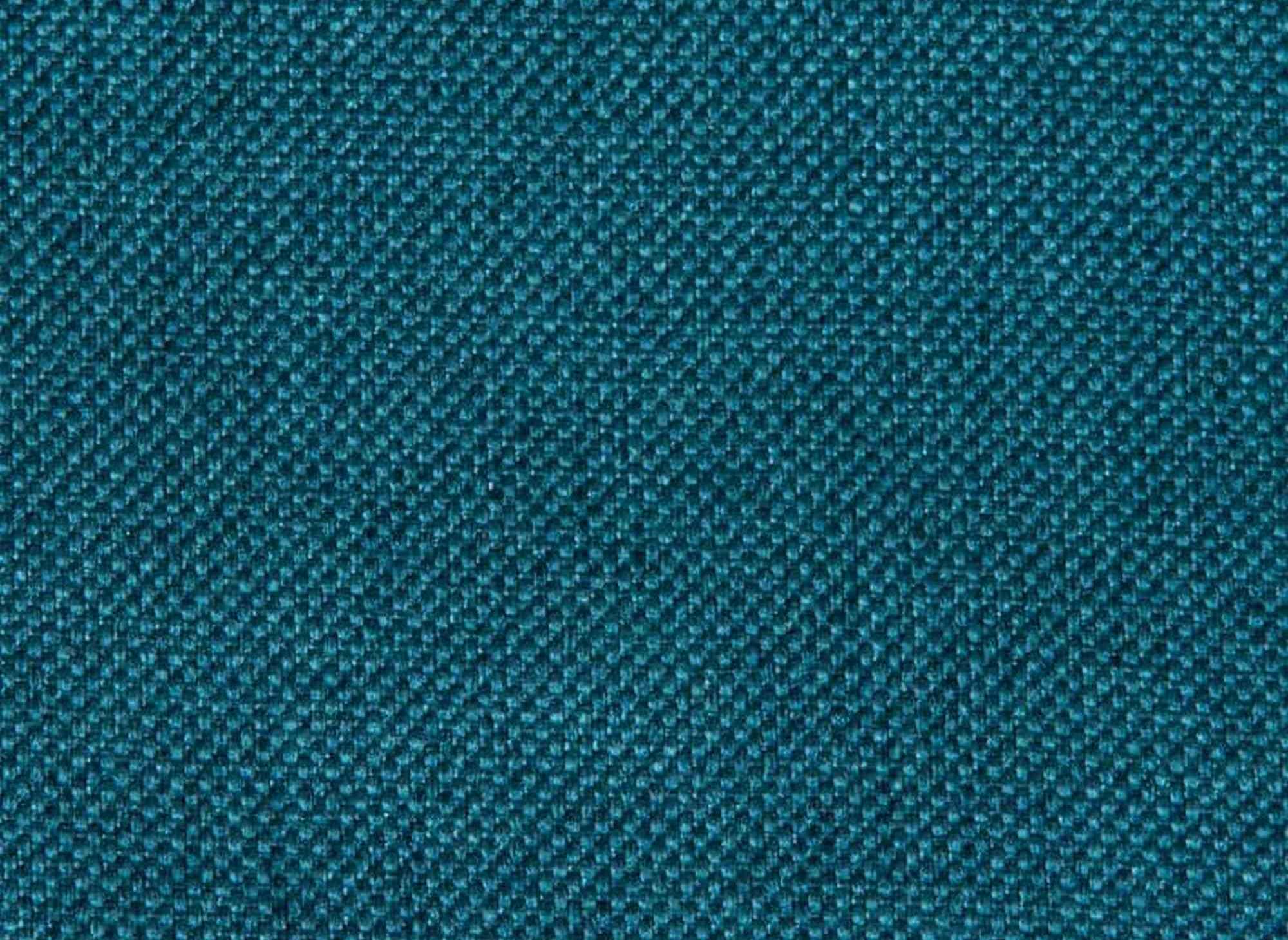 Canapé d'angle convertible réversible scandinave en tissu bleu pétrole TOBIAS