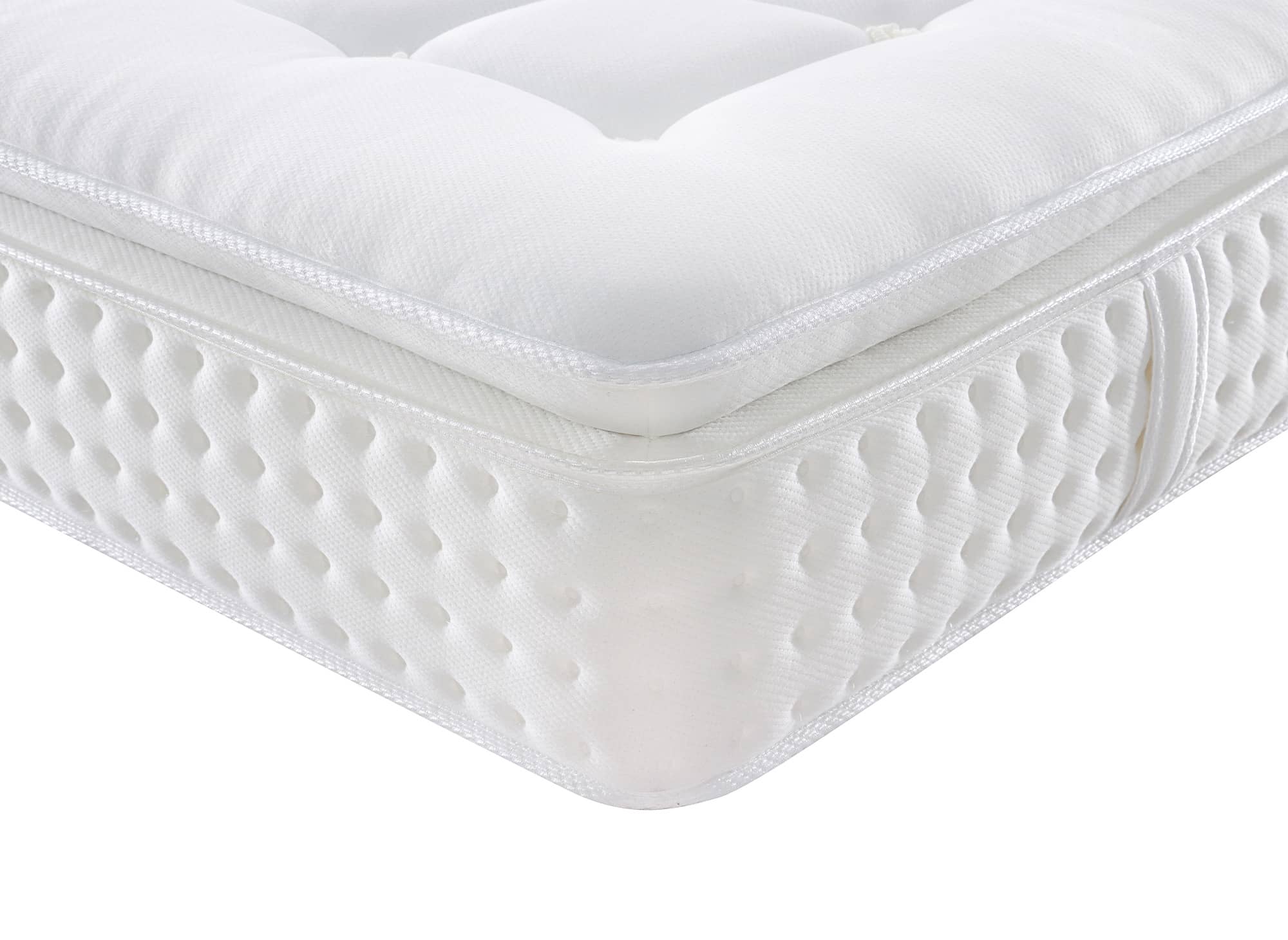 Matelas hybride mousse mémoire en gel et ressorts ensachés 180 x 200 cm épaisseur 31 cm SERENA