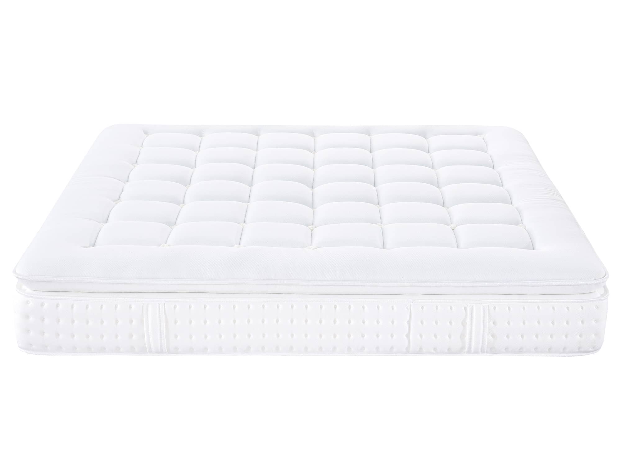 Matelas hybride mousse mémoire en gel et ressorts ensachés 180 x 200 cm épaisseur 31 cm SERENA