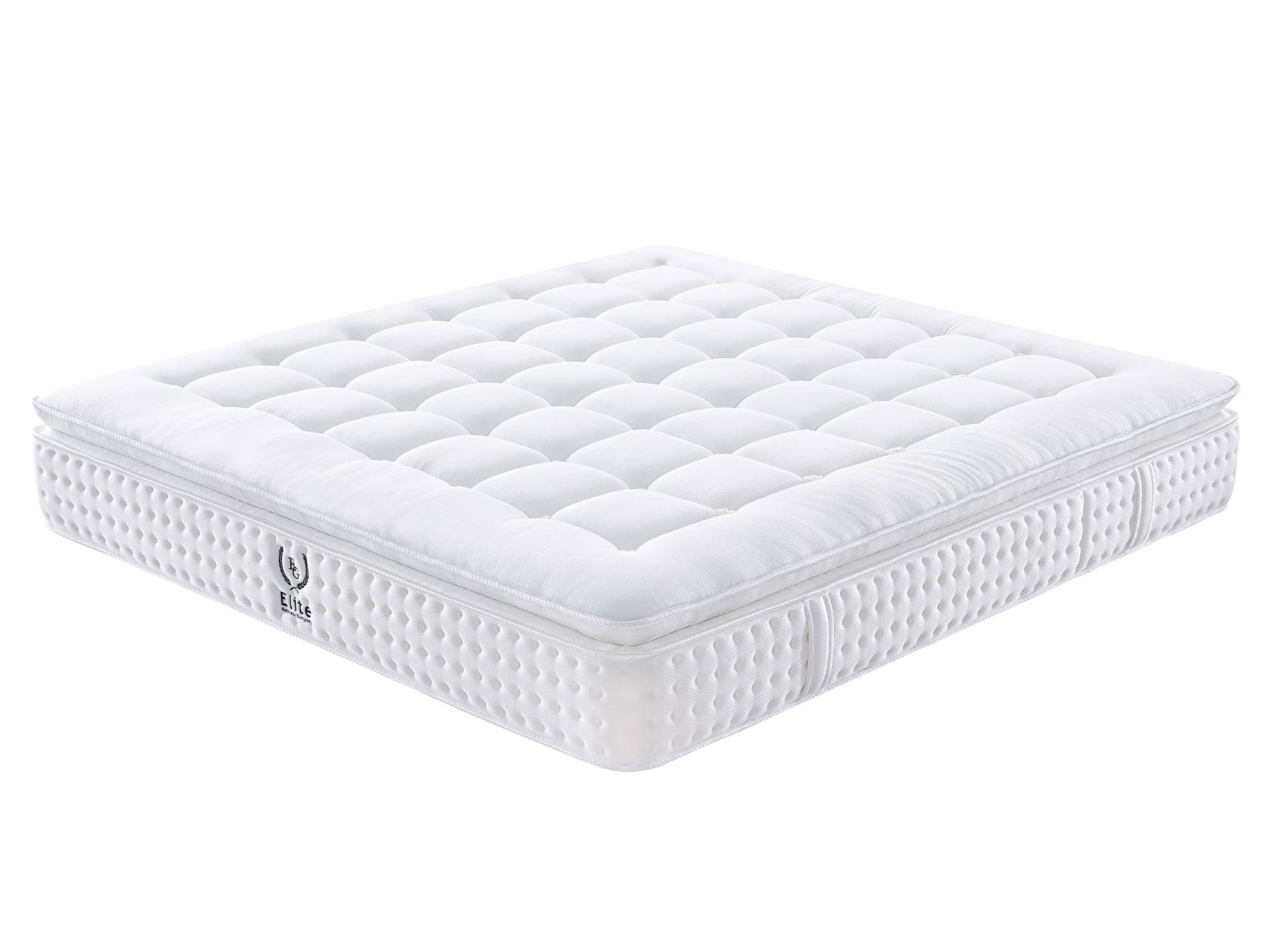 Matelas hybride mousse mémoire en gel et ressorts ensachés 140 x 190 cm épaisseur 31 cm SERENA