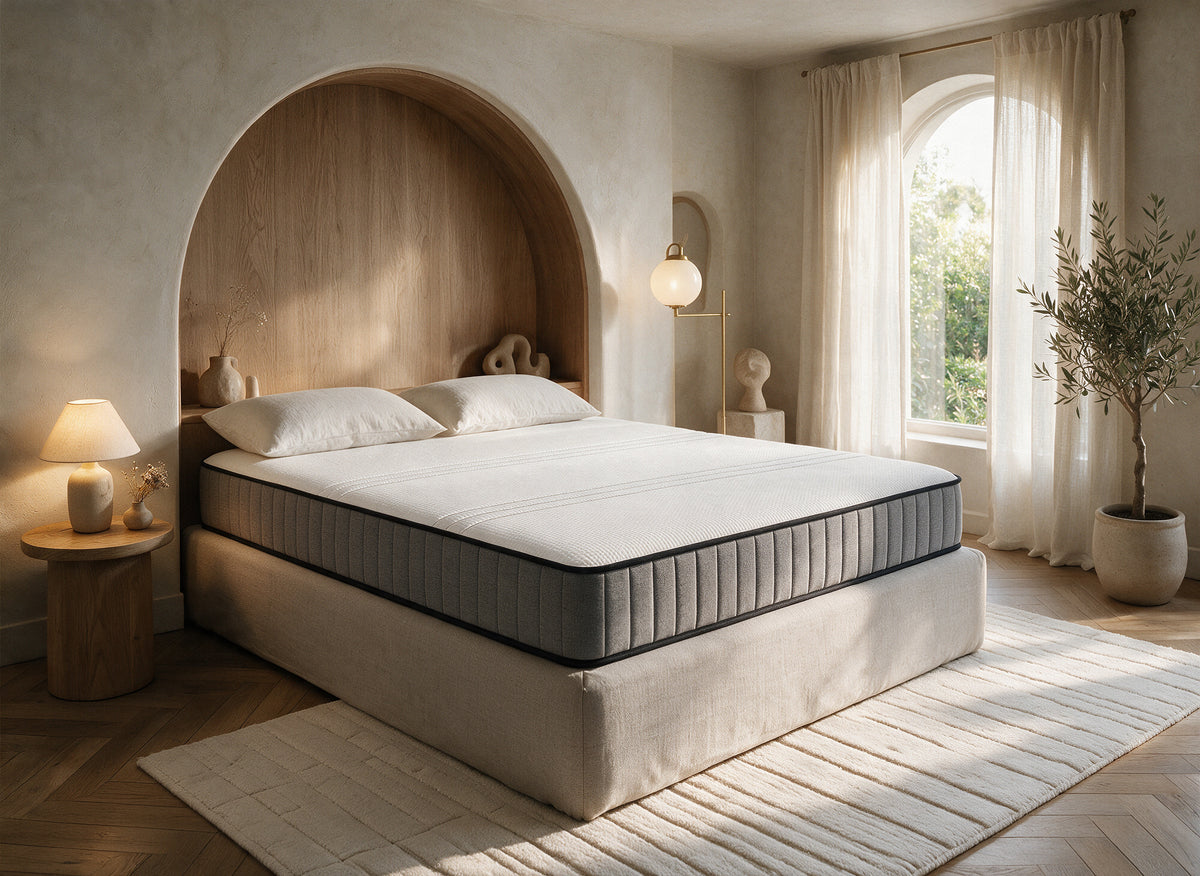 Matelas mousse ferme 180 x 200 cm épaisseur 20 cm AWAN