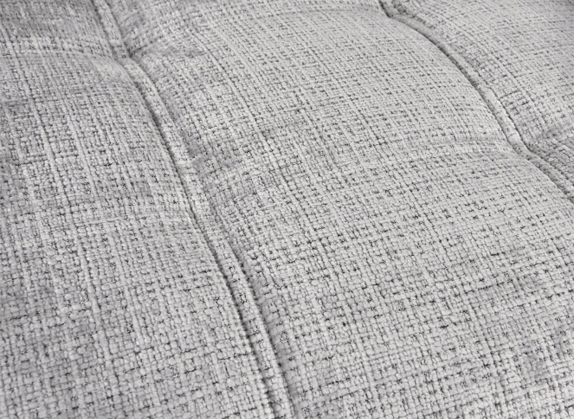 Canapé convertible avec coffre 3 places en velours chiné gris RALYA