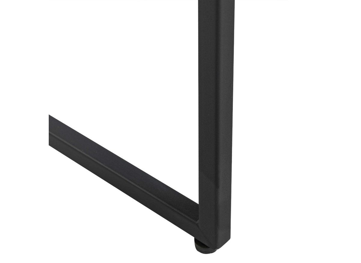 Bureau 2 tiroirs en bois clair et métal noir TISSIA - DécoInParis