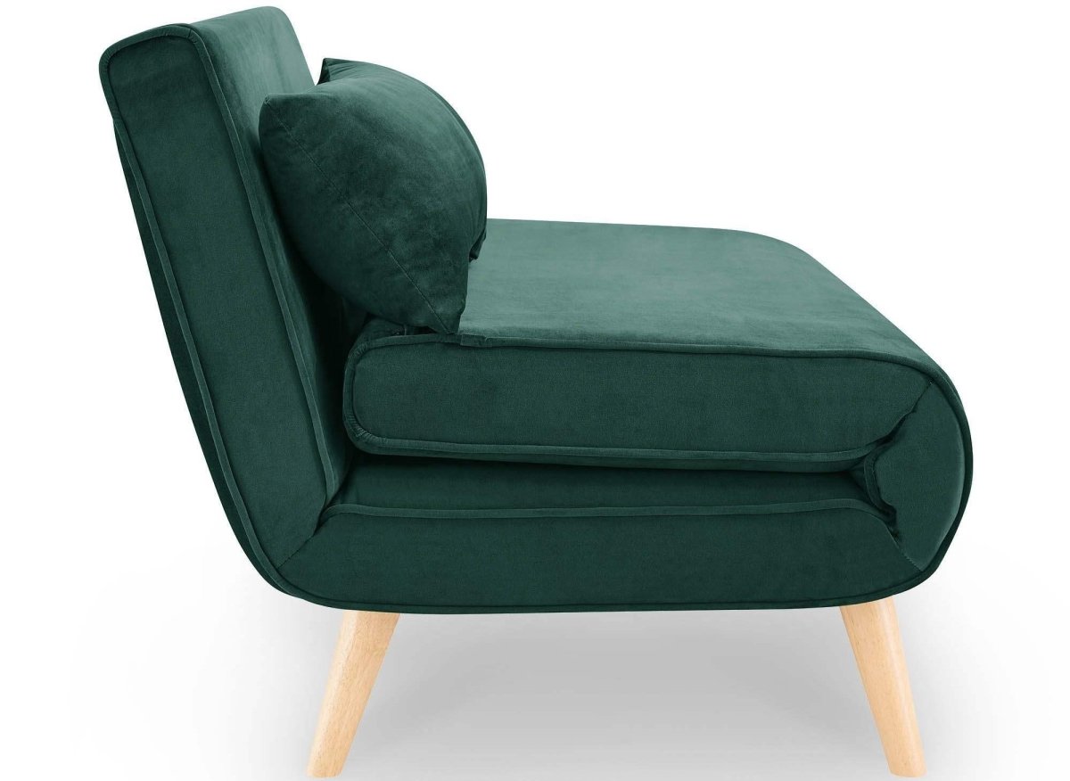 Canapé 2 places style Chesterfield tissu vert pistache Wester 140cm Canapé 2 places style Chesterfield tissu vert pistache Wester 140cm
