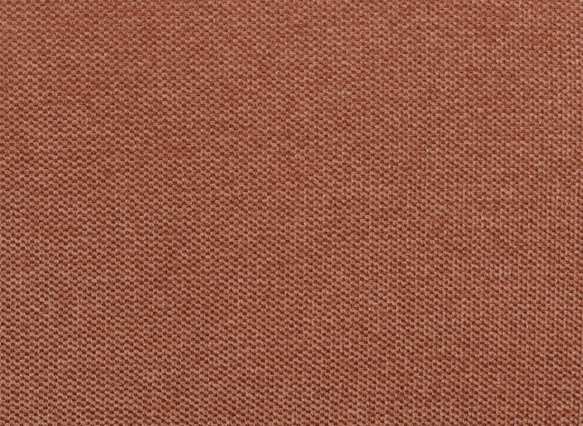 Canapé d'angle convertible avec coffre en tissu terracotta HAVEN - Angle droit - DécoInParis