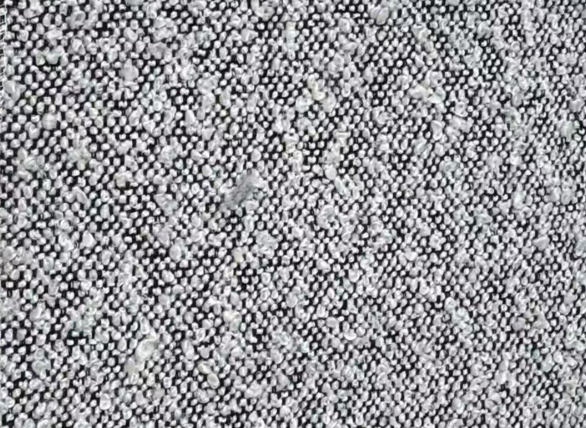 Canapé d'angle effet peau de mouton gris BELLA - Angle gauche - DécoInParis