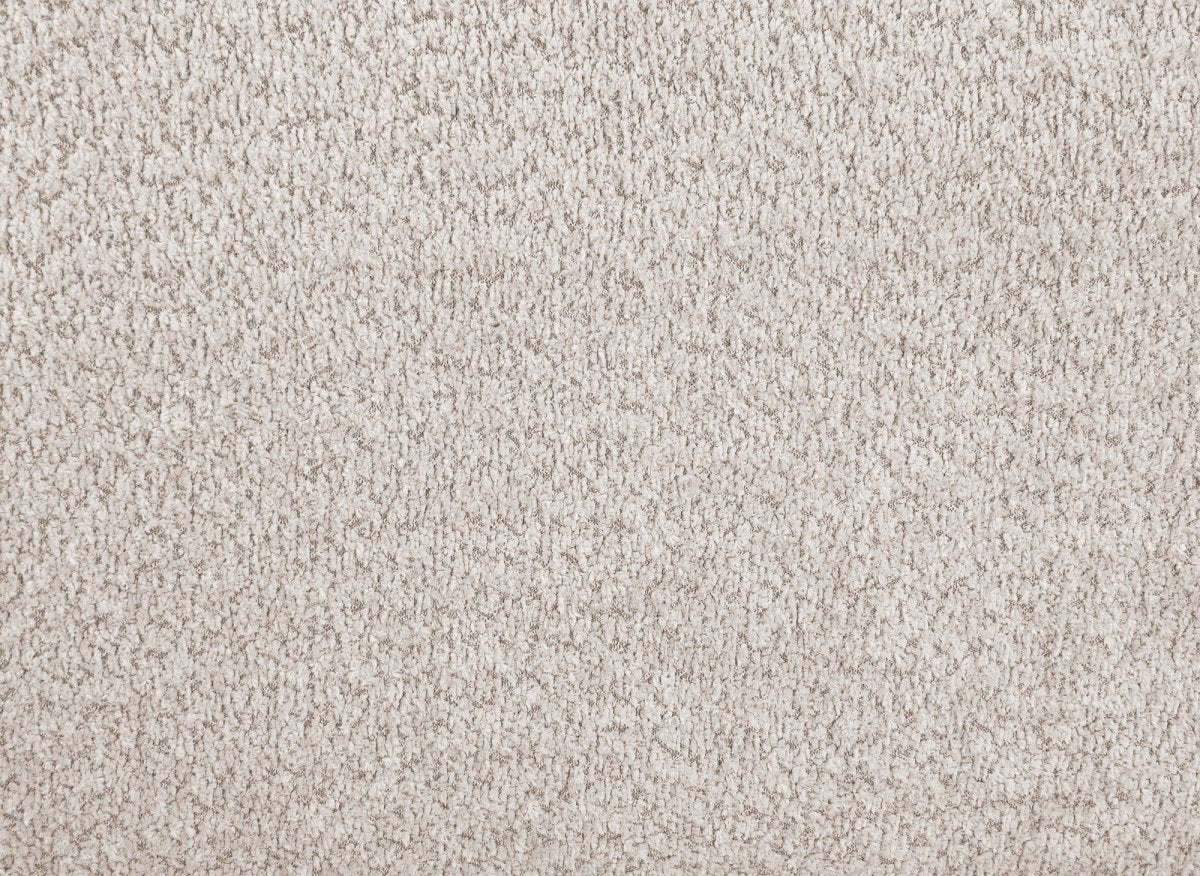 Canapé droit 3 places convertible avec coffre en tissu bouclette beige LAUDINE - DécoInParis