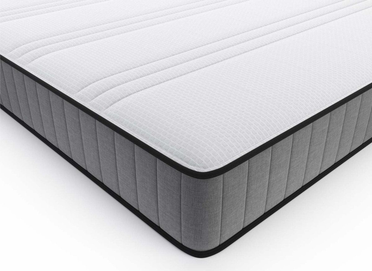 Ensemble 140x190 sommier tapissier + Matelas en mousse 20 cm - AWAN - DécoInParis