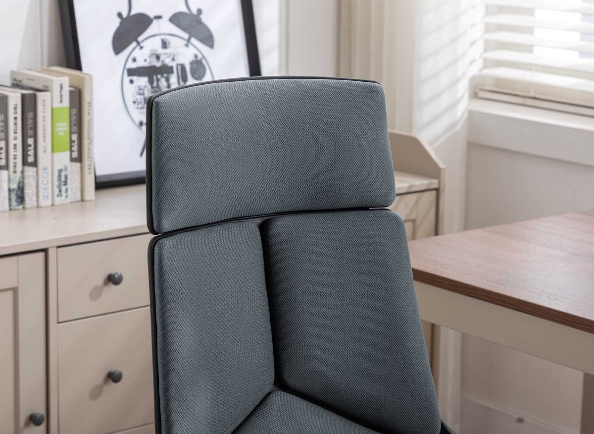 Fauteuil de bureau gris OMEGA - DécoInParis