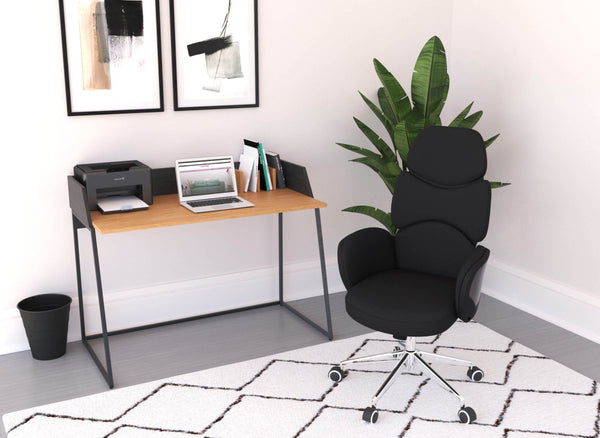 Fauteuil de bureau noir ALFA - DécoInParis