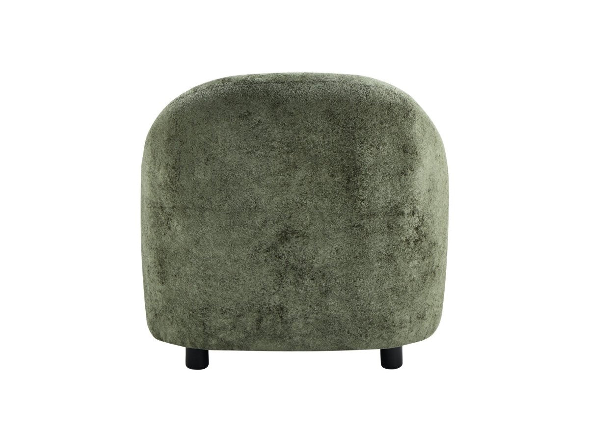 Fauteuil en velours vert SWING - DécoInParis