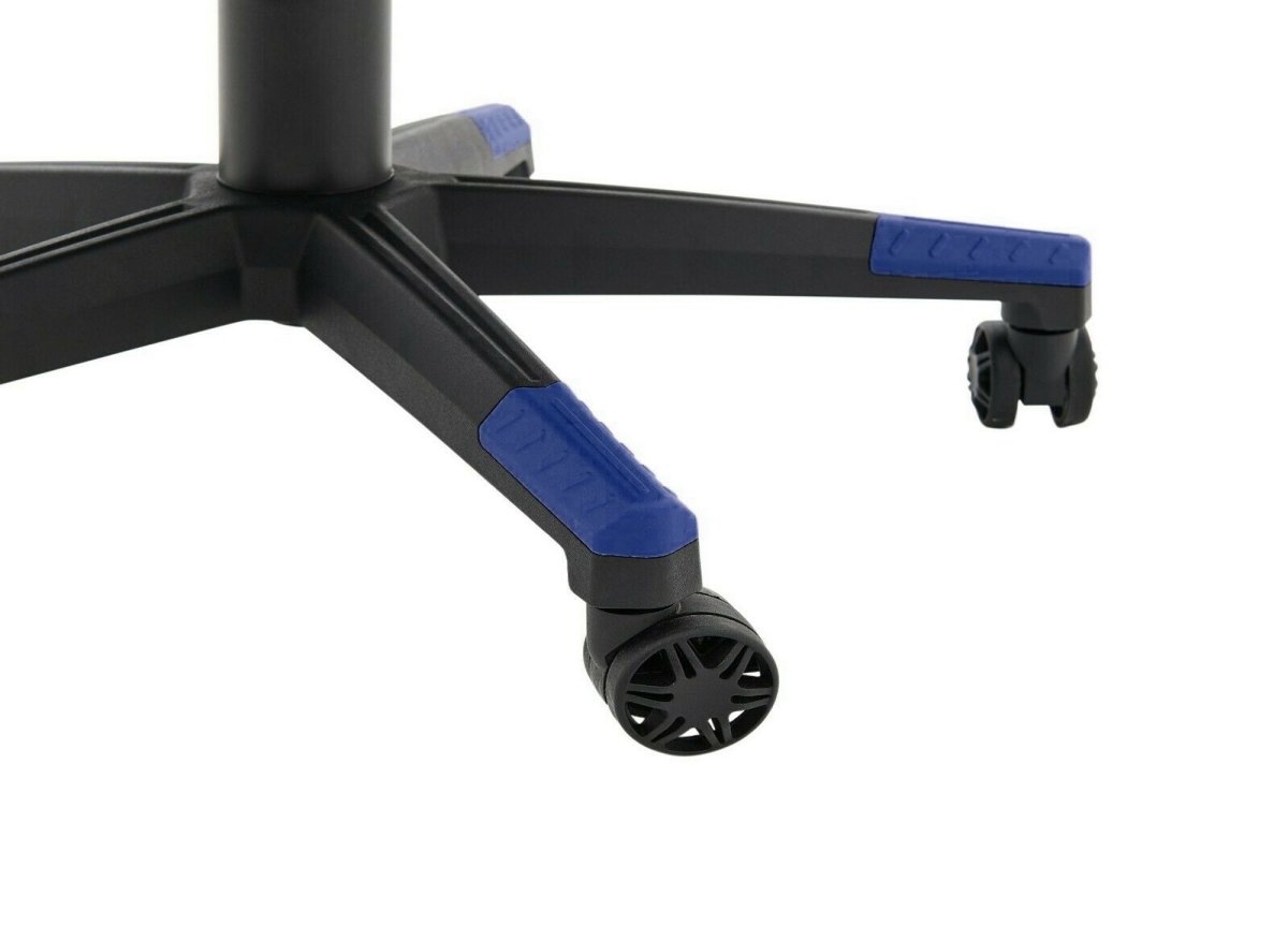 Fauteuil gaming en simili cuir noir et bleu PIXEL - DécoInParis