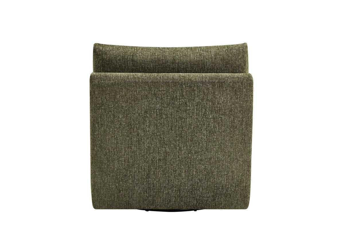 Fauteuil pivotant vert YASMINE - DécoInParis