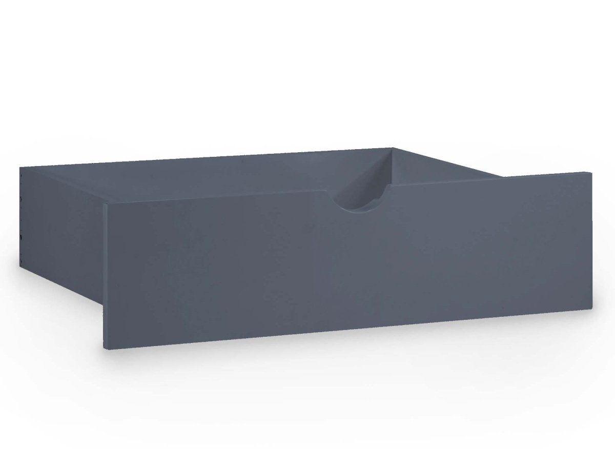 Lit gigogne avec tiroirs en bois gris ENORA 90 x 190 cm - DécoInParis