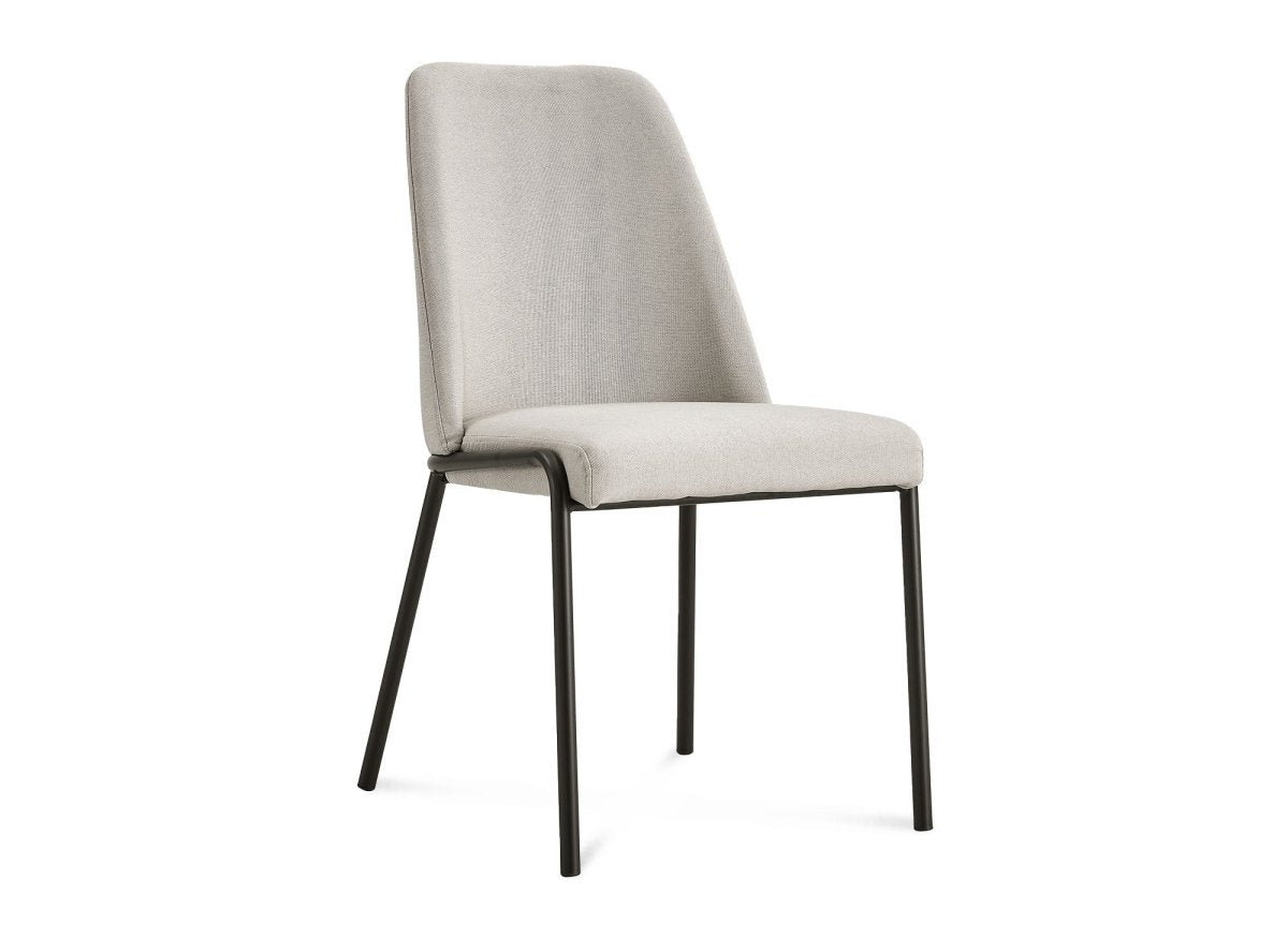 Lot de 2 chaises en tissu beige APRIL - DécoInParis