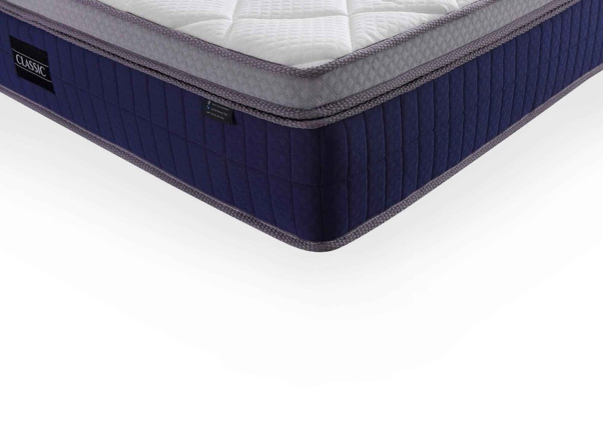 Matelas hybride CLASSIC 160 x 200 cm ressorts ensachés et mémoire de forme épaisseur 31 cm - DécoInParis