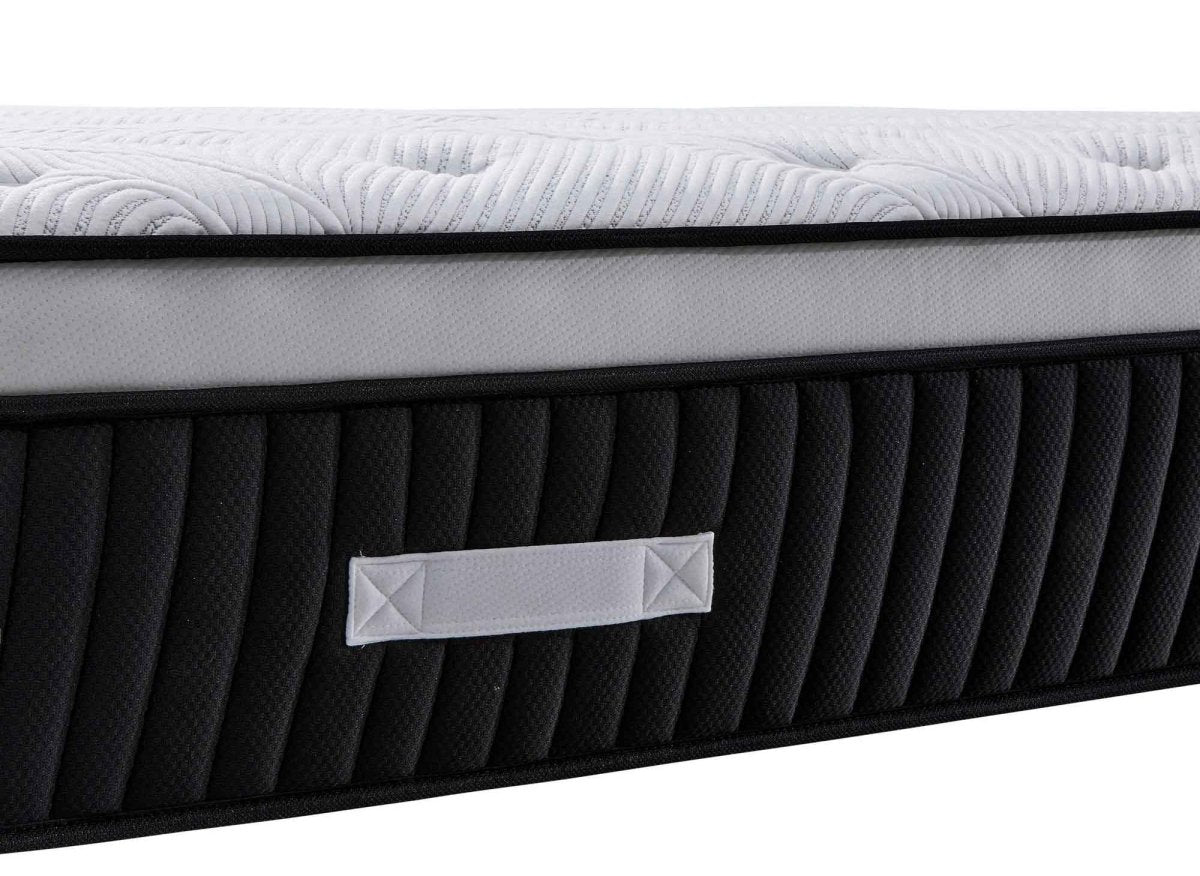 Matelas hybride mémoire de forme 180 x 200 cm épaisseur 37 cm - PILLOW - DécoInParis