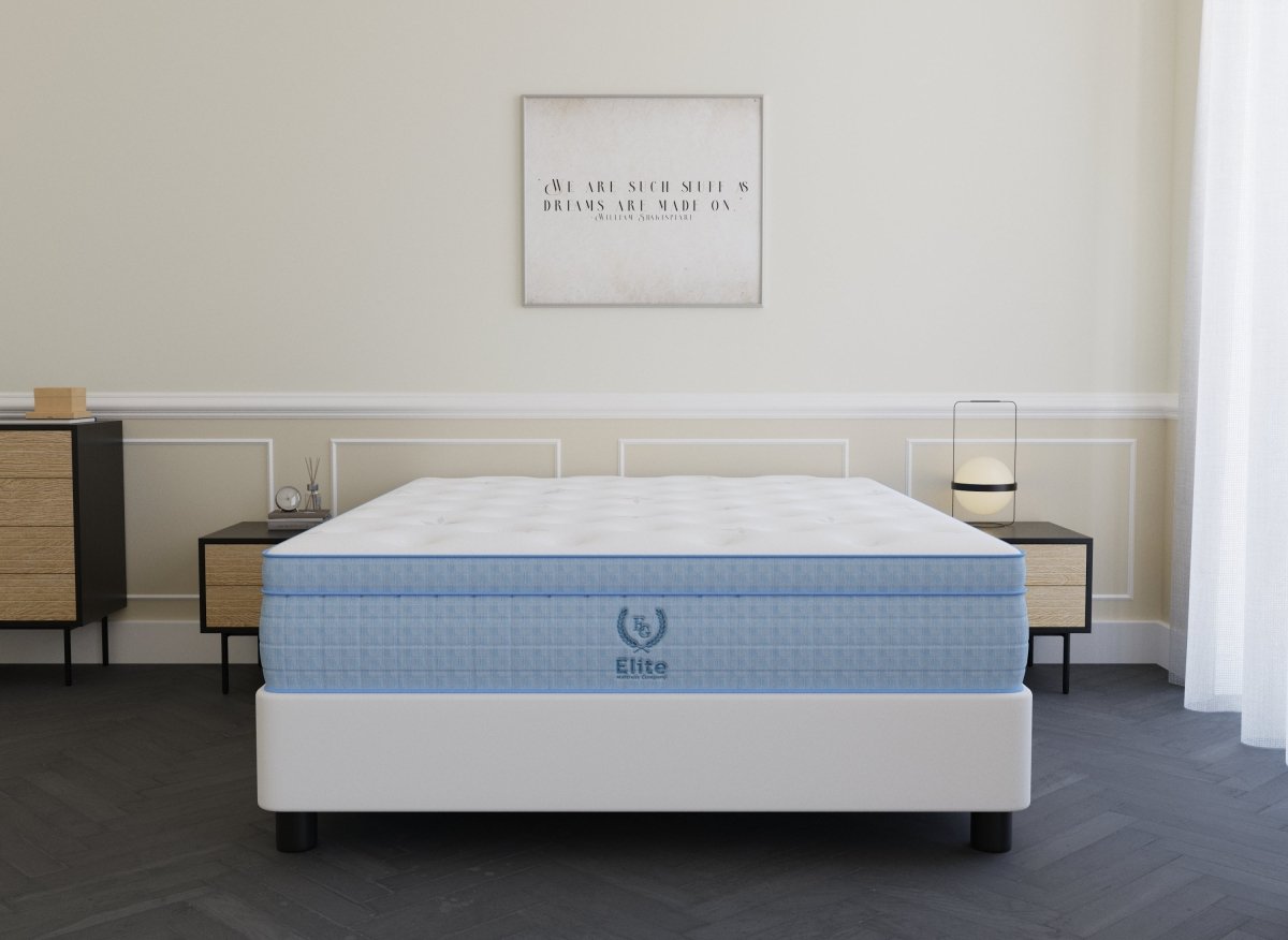 Matelas hybride ressorts ensachés 140 x 190 cm épaisseur 30 cm RAFAEL - DécoInParis
