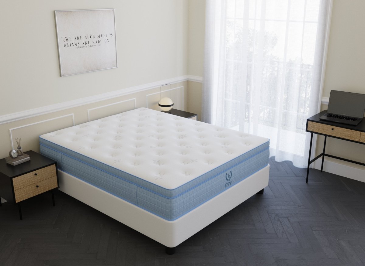 Matelas hybride ressorts ensachés 160 x 200 cm épaisseur 30 cm RAFAEL - DécoInParis