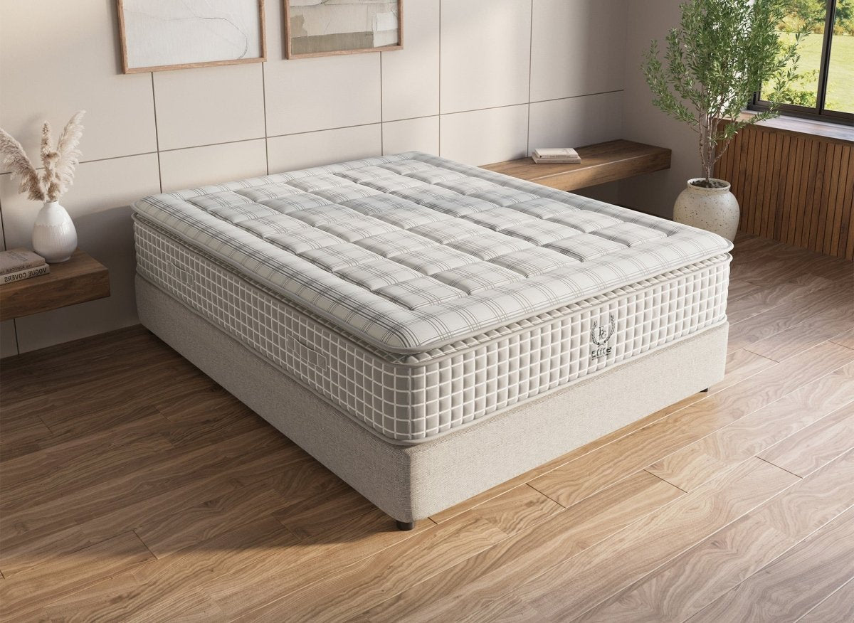 Matelas hybride ressorts ensachés 160 x 200 cm épaisseur 34 cm SIMON - DécoInParis
