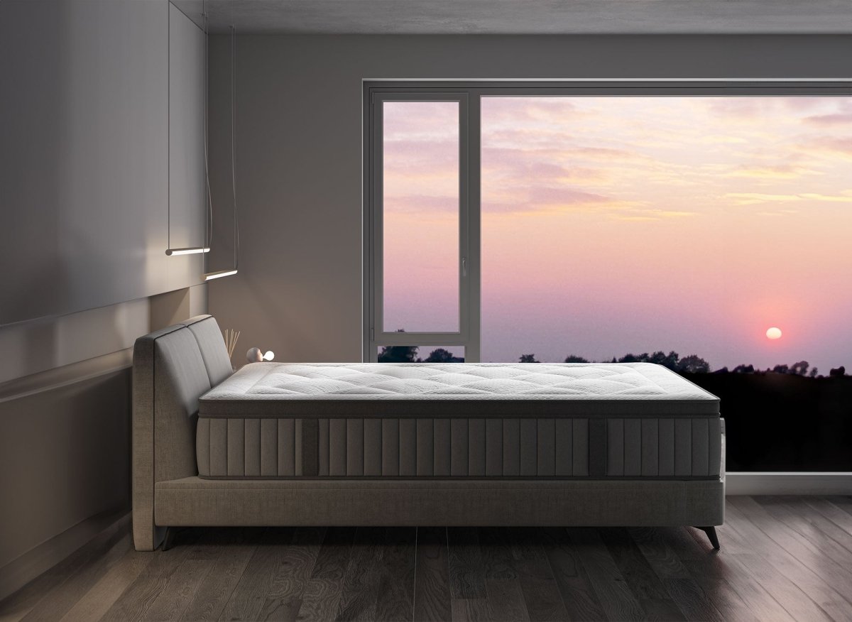 Matelas hybride ressorts ensachés 180 x 200 cm épaisseur 30 cm ASTRO - DécoInParis