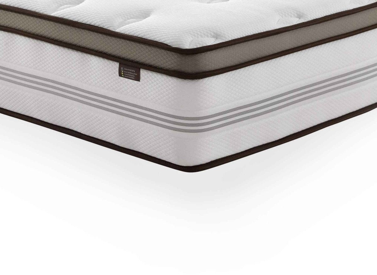 Matelas hybride ROYAL LUX 160 x 200 cm ressorts ensachés et mémoire de forme épaisseur 31 cm - DécoInParis