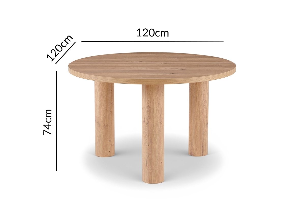Table à manger LORINA + Lot de 4 chaises en velours beige JEREMI - DécoInParis
