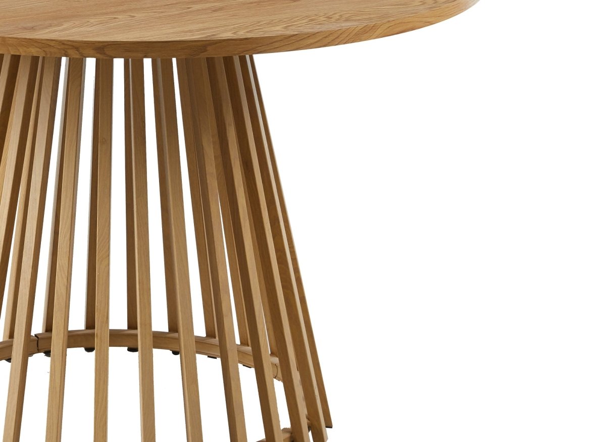 Table à manger ronde pied design HIBEA - DécoInParis