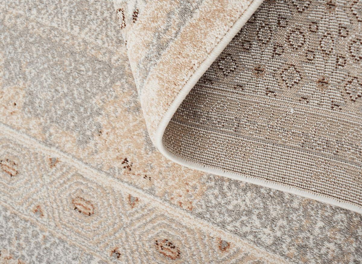 Tapis à motifs orientaux beige et marron 160 x 230 cm LUMA - DécoInParis