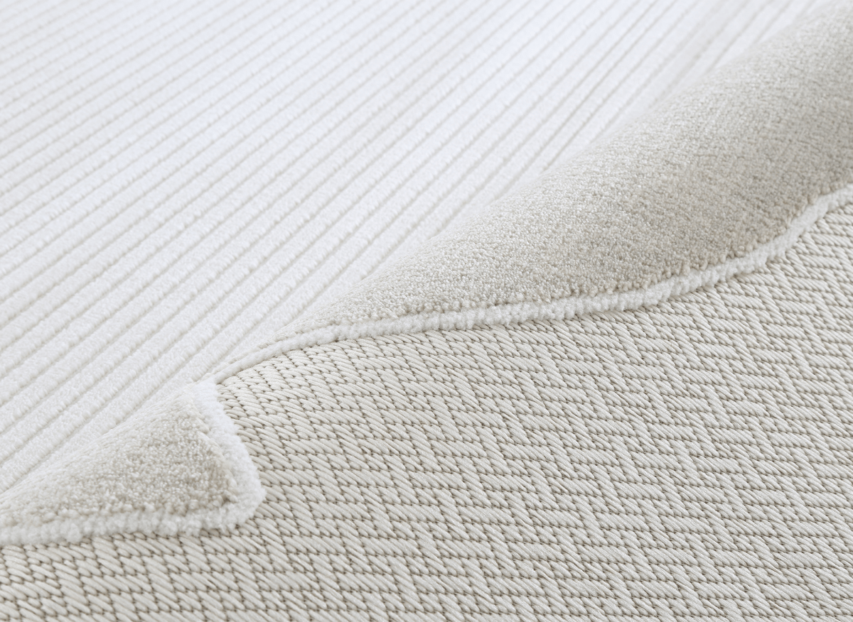 Tapis gris à motif circulaire 200 x 290 cm SYDNEY - DécoInParis