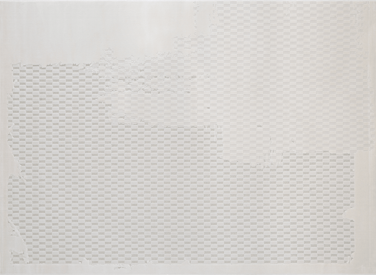 Tapis gris à motifs géométriques 200 x 290 cm VIENNE - DécoInParis