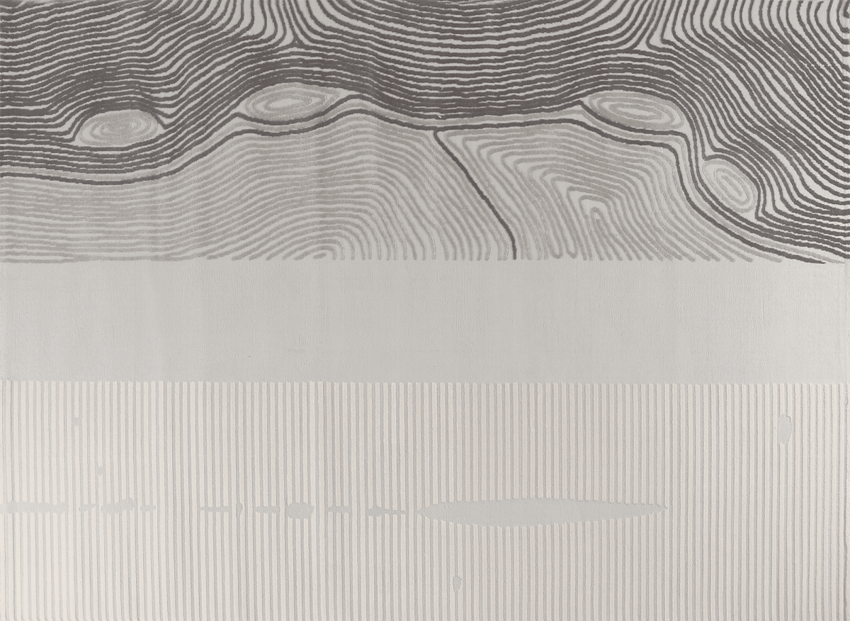 Tapis gris et beige à motifs 160 x 230 cm LYAH - DécoInParis