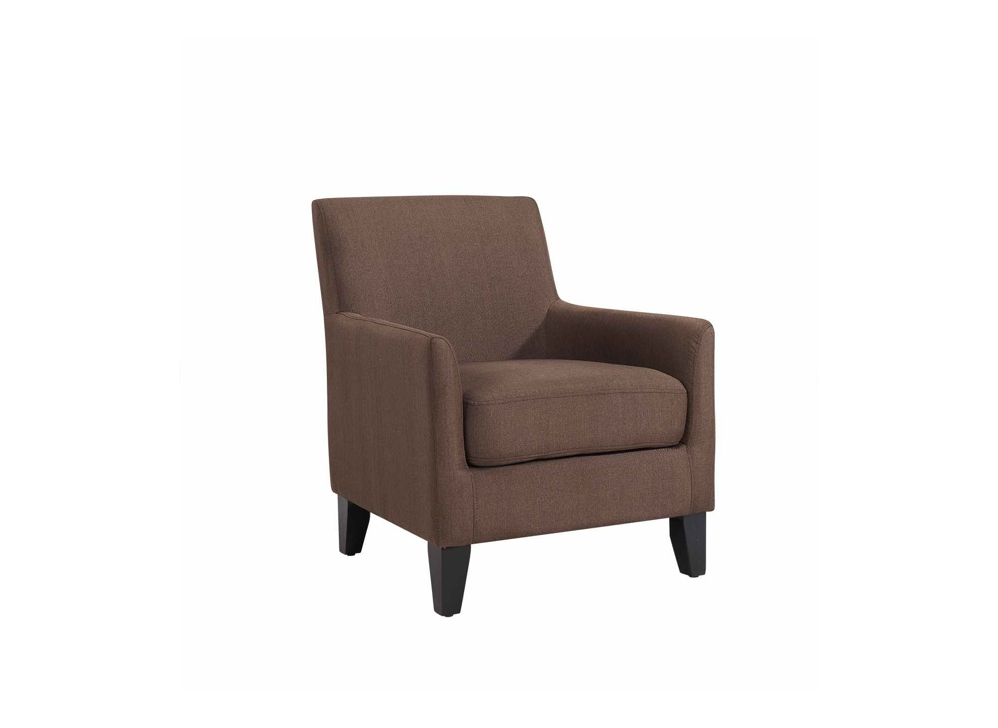 Deco In Paris Fauteuil Marron En Tissu Karl