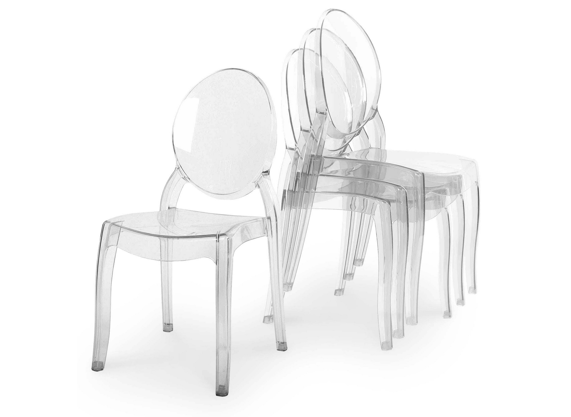 Chaise design en plexi transparent - Segovi