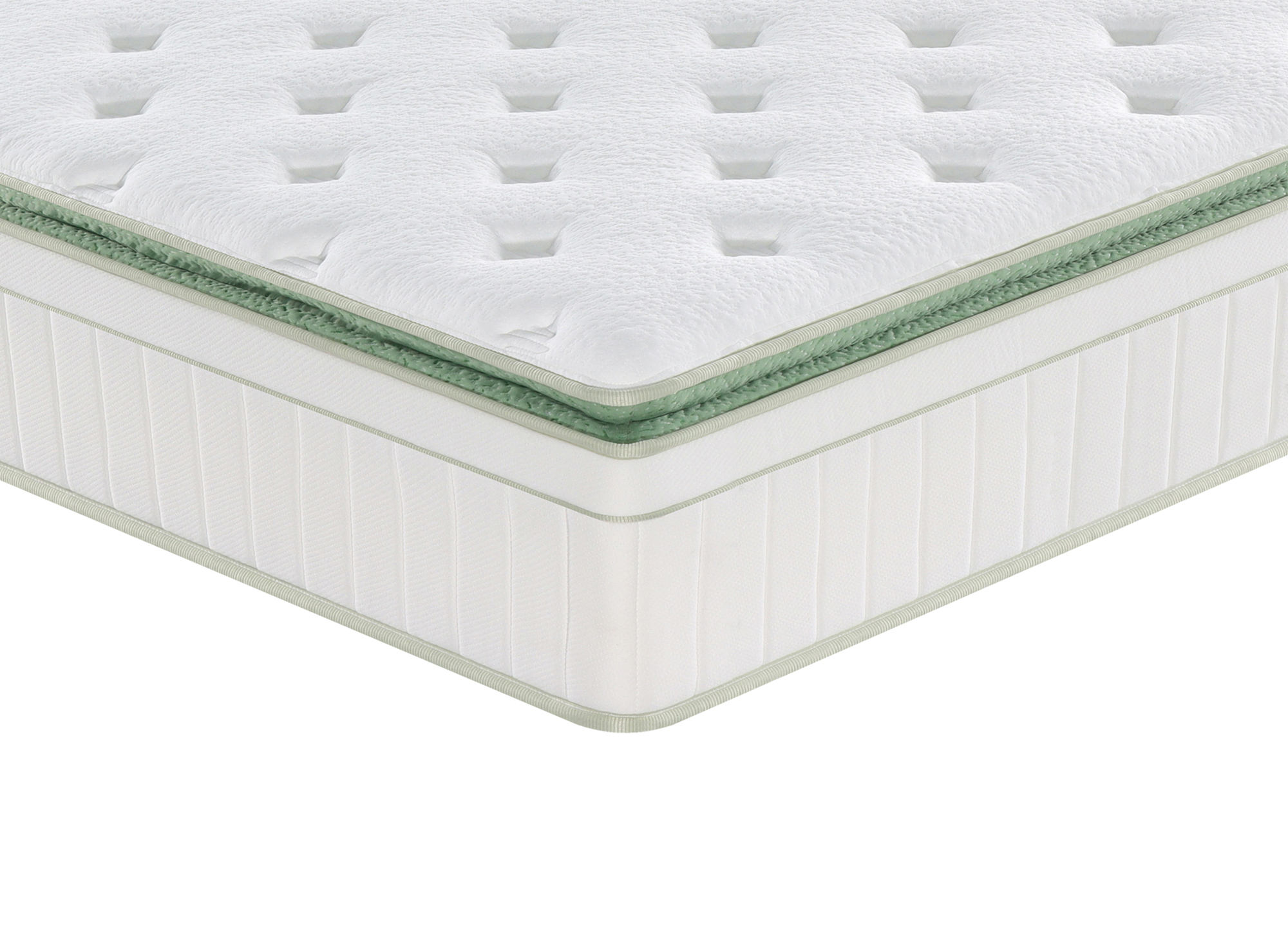 Matelas hybride ressorts ensachés 140 x 190 cm épaisseur 34 cm OSCAR