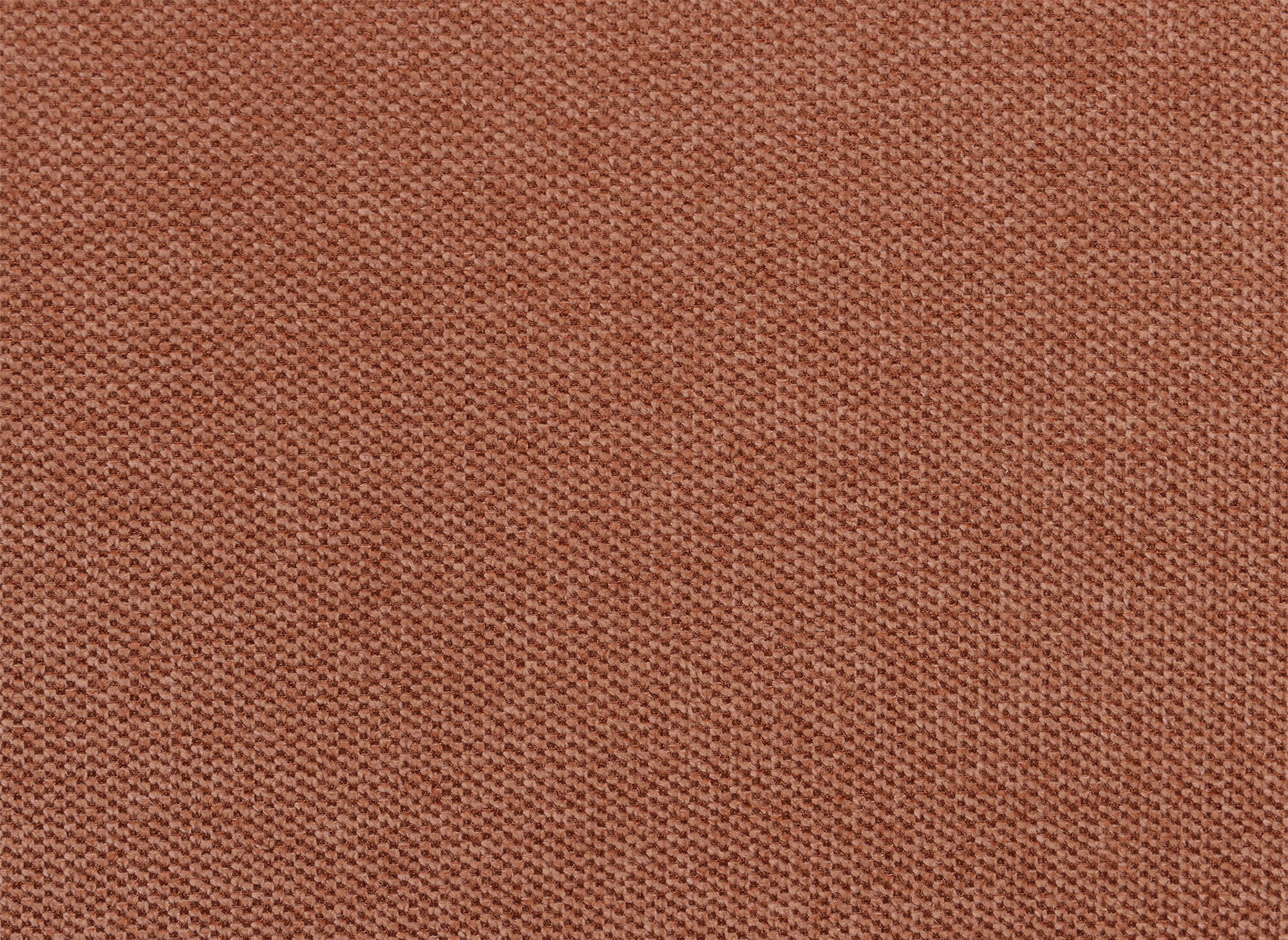 Canapé d'angle convertible avec coffre en tissu terracotta HAVEN - Angle gauche