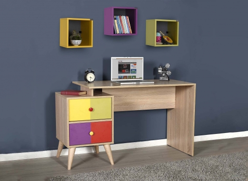 Bureau d'ordinateur de couleur rose, nouvelle simplicité moderne, Table de  jeu, bureau d'étudiant, pour la maison, pour chambre à coucher