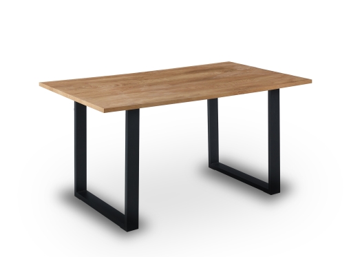Table à manger extensible Lorna 160-210cm - chêne/blanc Scandinave